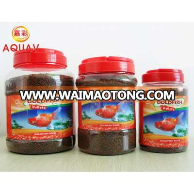 Bulk fish pellets of Gold Fish Pellet with Transparent Bottled